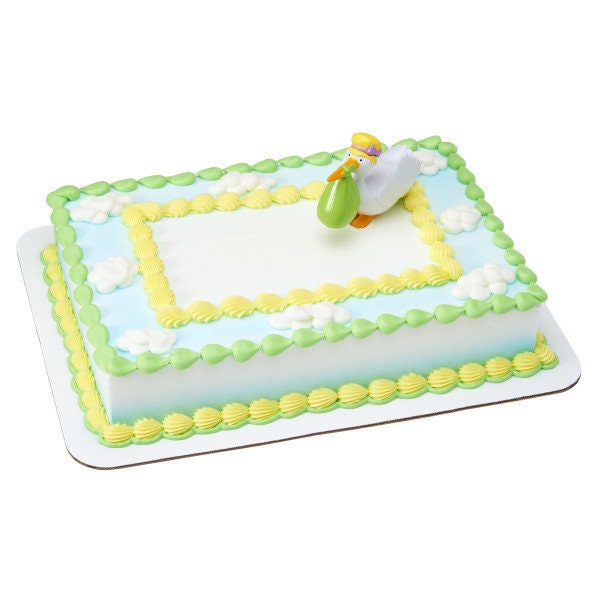 SPECIAL DELIVERY STORK Cake Topper Baby Shower Cake Decoration Decoset Craft Supply
