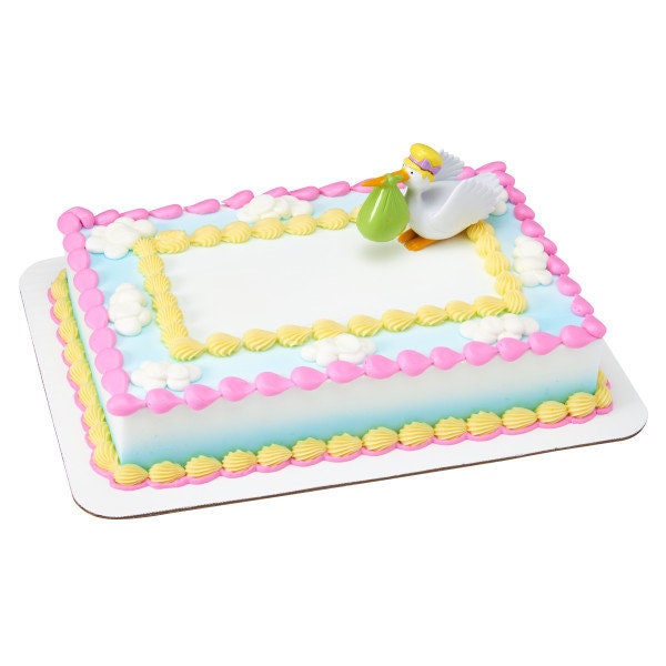SPECIAL DELIVERY STORK Cake Topper Baby Shower Cake Decoration Decoset Craft Supply