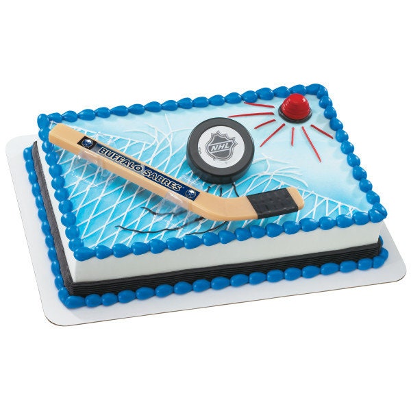 BUFFALO SABRES Cake Topper NHL Slap Shot Cake Decoration Decoset Birthday Craft Supply