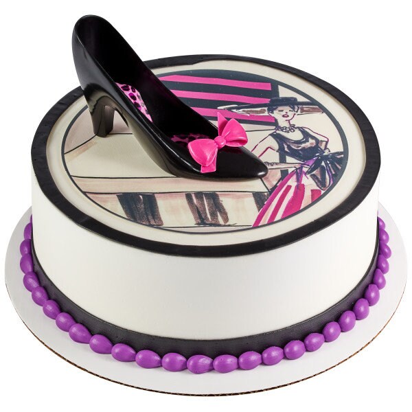 FAVORITE HIGH HEELS Cake Topper Shoes Dancing Bow Cake Decoration Birthday Decoset Craft Supply