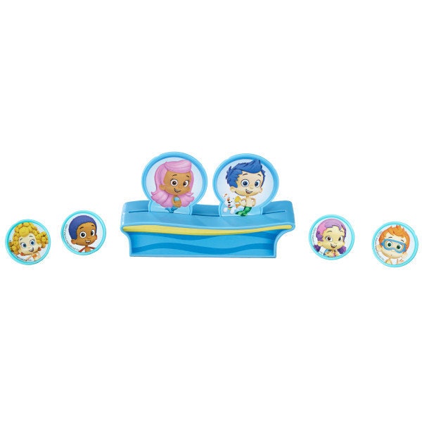 BUBBLE GUPPIES Cake Topper Gil, Molly & Gang Party Cake Decoration Birthday Decoset