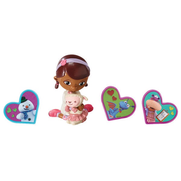 DOC MCSTUFFINS Cake Topper Doc & Lambie Party Cake Decoration Birthday Decoset Craft Supply