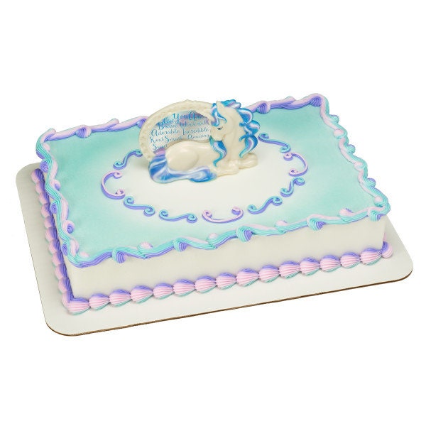 ENCHANTING UNICORN Cake Topper Mystical Magical Cake Decoration Decoset Birthday