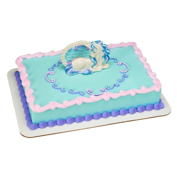 ENCHANTING UNICORN Cake Topper Mystical Magical Cake Decoration Decoset Birthday