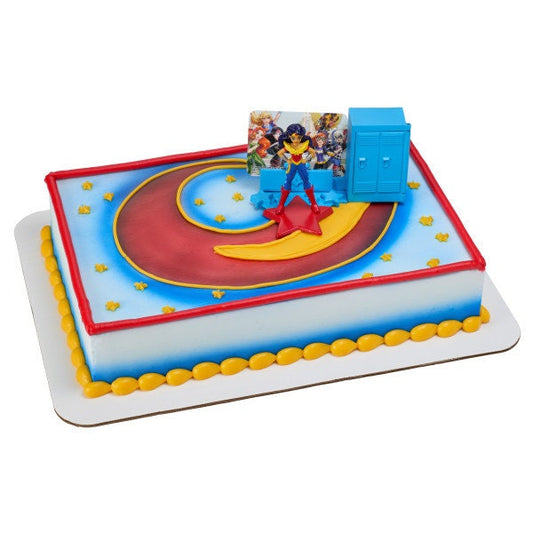 DC SUPER HERO Girls Cake Topper Wonder Woman Move Over Boys Cake Decoration Birthday Party Decoset Craft Supply