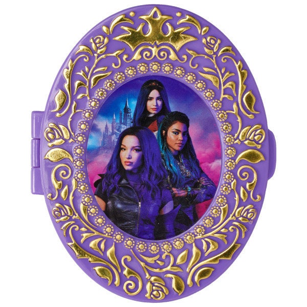 DESCENDANTS 3 Cake Topper Good 2 B Bad Mirror Crown Cake Decoration Birthday Party Decoset