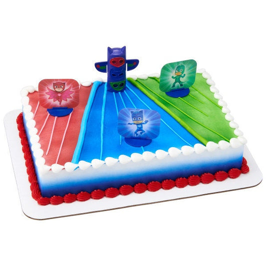 PJ MASKS Cake Topper We're On Our Way! Totem Pole Cake Toppers Birthday Party Decoration Craft Supply