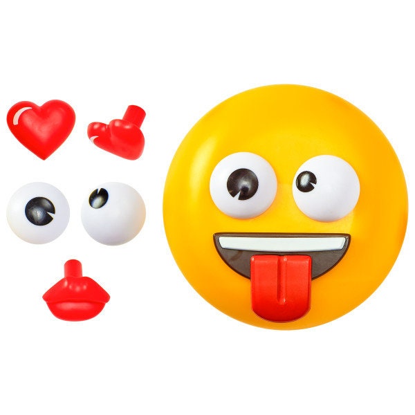 EMOJI Cake Topper Icons Funny Faces Birthday Cake Decoration Decoset Craft Supply