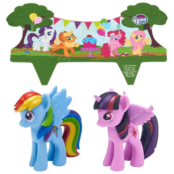 MY LITTLE PONY Cake Topper It's a Pony Party! Birthday Party Cake Decoration Decoset Craft Supply