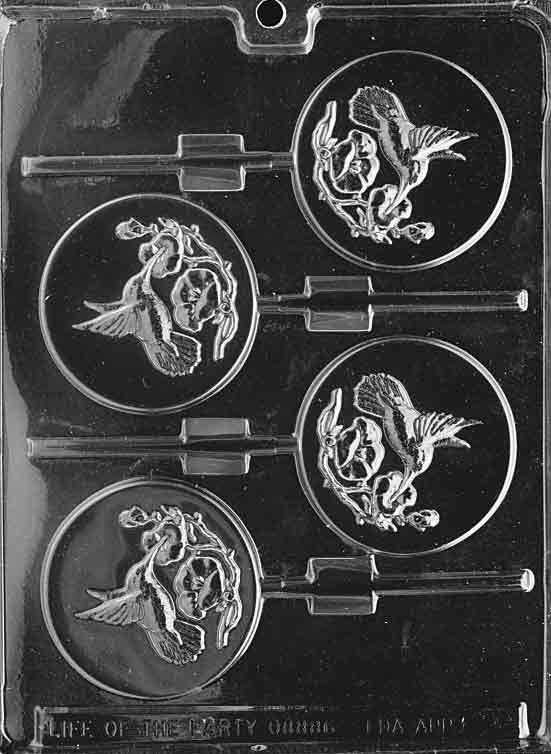 HUMMINGBIRD LOLLY Animal Sucker Chocolate Candy Mold Craft Supply