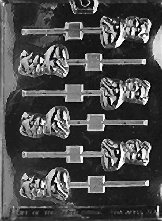PIG LOLLY Sucker Chocolate Candy Mold