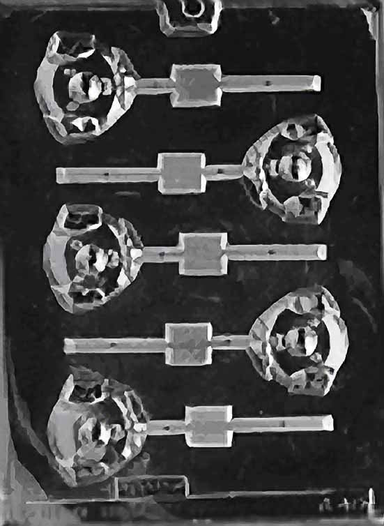 PIG HEAD LOLLY Sucker Chocolate Candy Mold