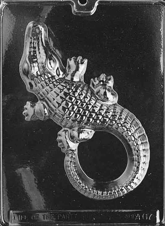 LARGE ALLIGATOR Animal Chocolate Candy Mold Craft Supply