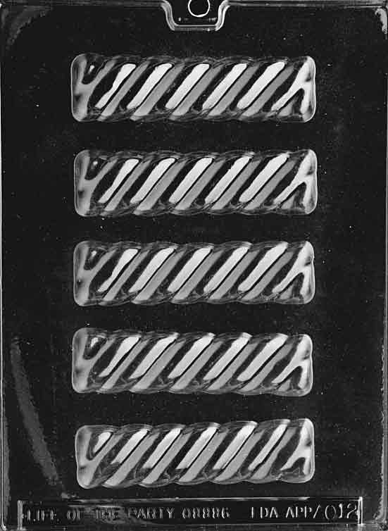 TWIST BAR Chocolate Candy Mold Craft Supply