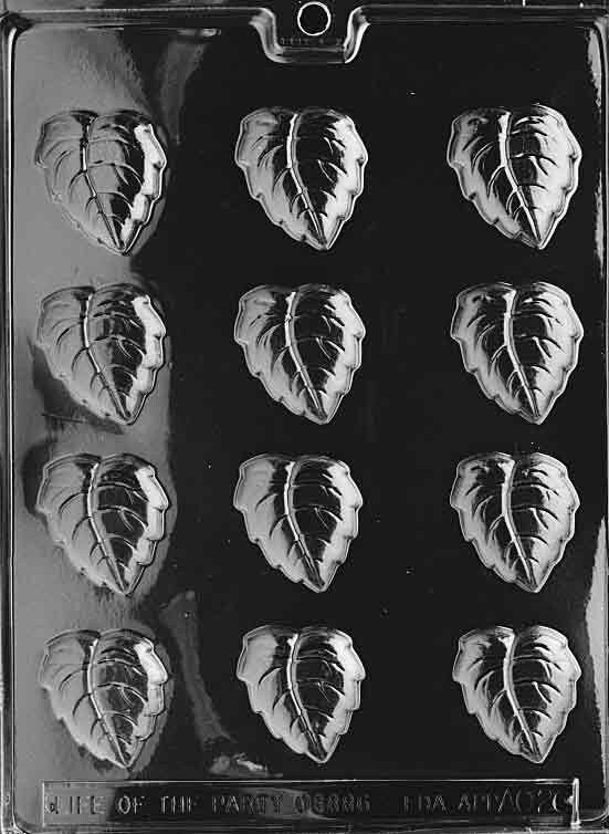 FALL LEAVES Chocolate Candy Mold Craft Supply