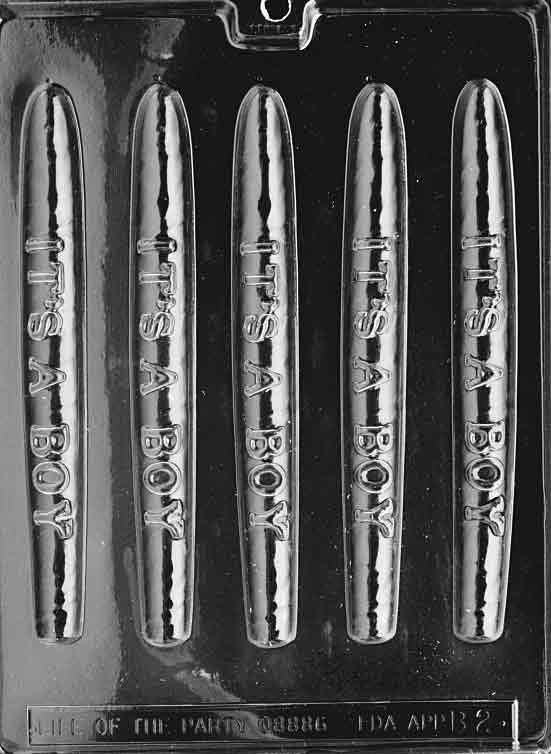 IT'S A BOY CIGAR Baby Chocolate Candy Mold Craft Supply