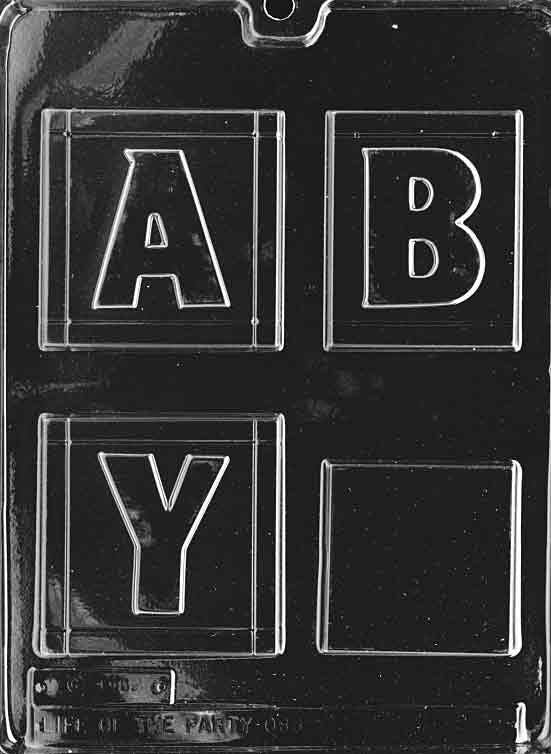 BABY BLOCKS Baby Chocolate Candy Mold Craft Supply