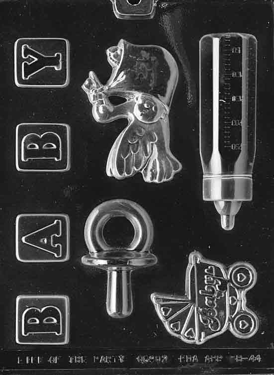 BABY BUNDLE KIT Pacifier Bottle Chocolate Candy Mold Craft Supply