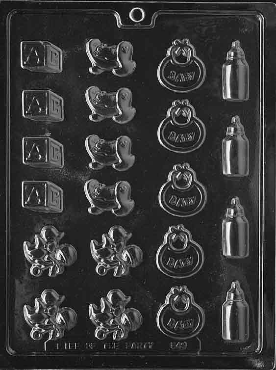 BABY CHARMS Chocolate Candy Mold Craft Supply