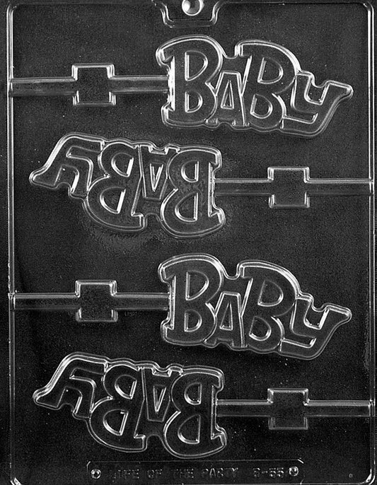 BABY LOLLY Sucker Chocolate Candy Mold Craft Supply