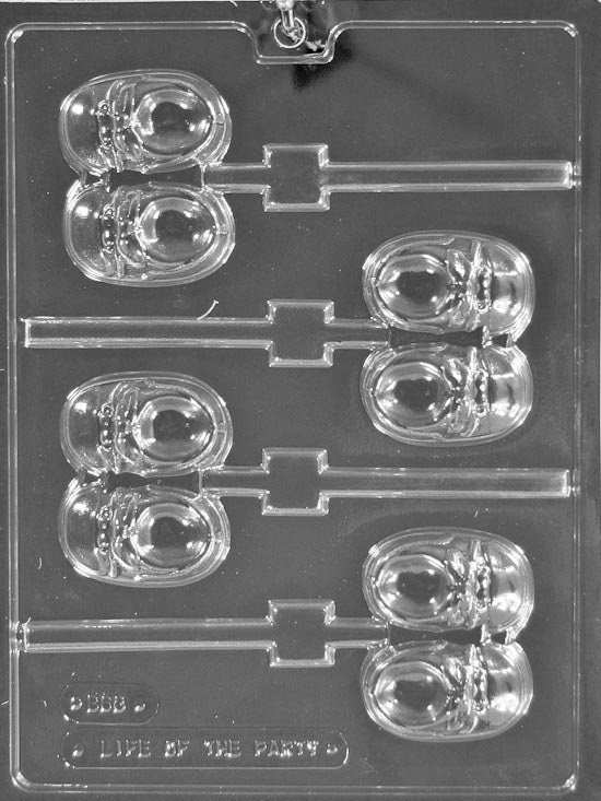 BABY SNEAKER LOLLY Sucker Chocolate Candy Mold Craft Supply