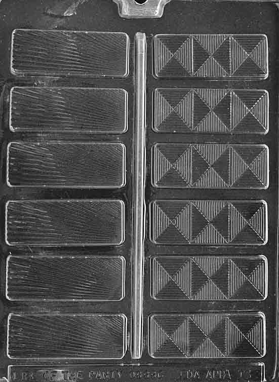 FANCY BARS Chocolate Candy Mold Craft Supply