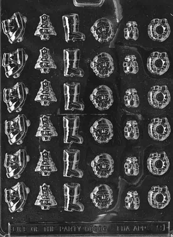 CHRISTMAS DECORATIONS Chocolate Candy Mold Craft Supply