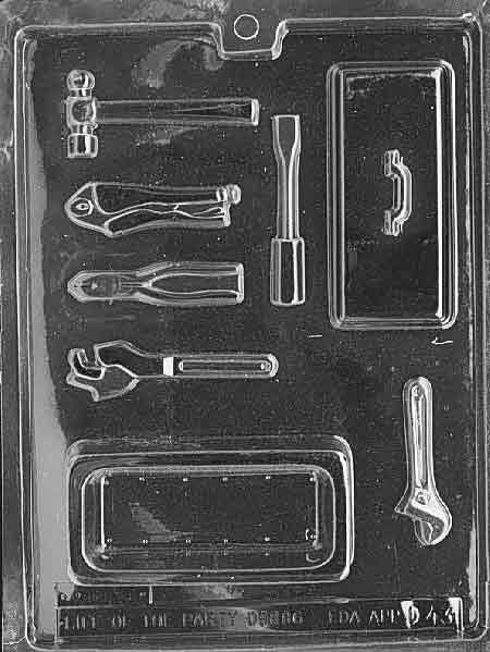 TOOL BOX Pour Box Chocolate Candy Mold Craft Supply