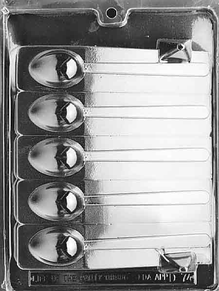 MOCHA SPOON Chocolate Candy Mold Craft Supply
