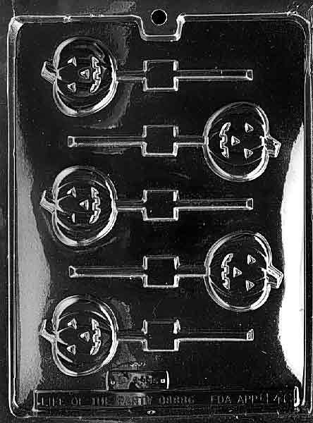 PUMPKIN LOLLY Halloween Sucker Chocolate Candy Mold