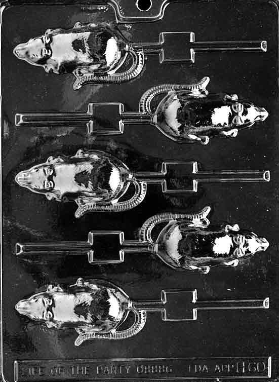RAT LOLLY Halloween Sucker Chocolate Candy Mold Craft Supply