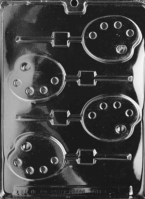 PALETTE LOLLY Sucker Chocolate Candy Mold Craft Supply