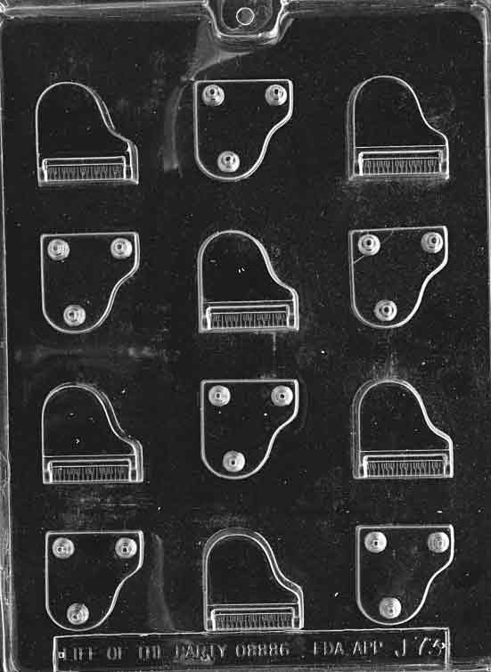SMALL PIANO Chocolate Candy Mold Craft Supply