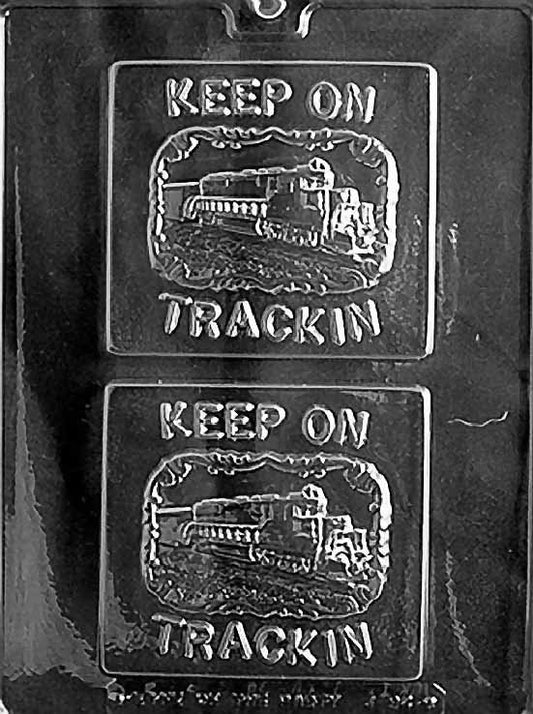 TRAIN GREETING CARD Chocolate Candy Mold