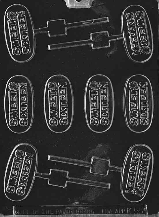 SWEET 16 POP/MINT Chocolate Candy Mold Craft Supply