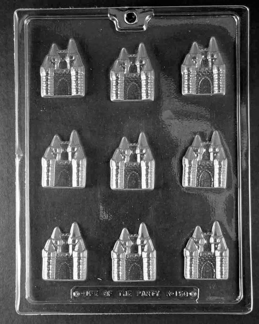 BITE SIZE CASTLE Chocolate Candy Mold Craft Supply