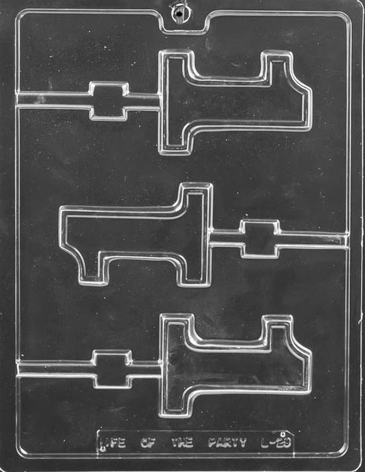 1 LOLLY Sucker Chocolate Candy Mold Craft Supply
