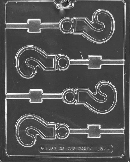 QUESTION MARK LOLLY Sucker Chocolate Candy Mold