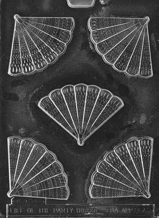 SMALL FAN Chocolate Candy Mold