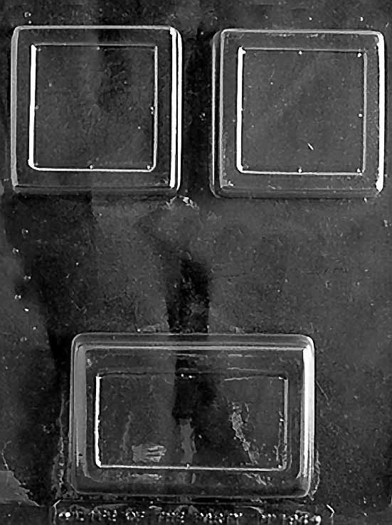 SQUARE RECTANGLE BAR Chocolate Candy Mold