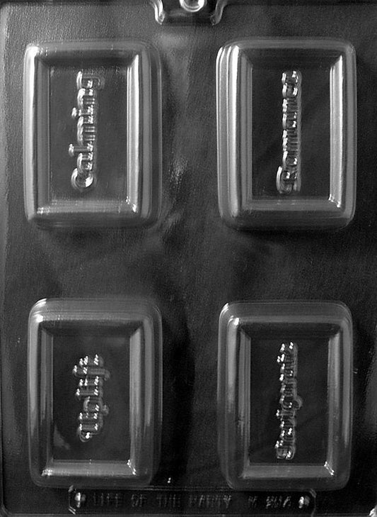 INSPIRATIONAL BARS Chocolate Candy Mold