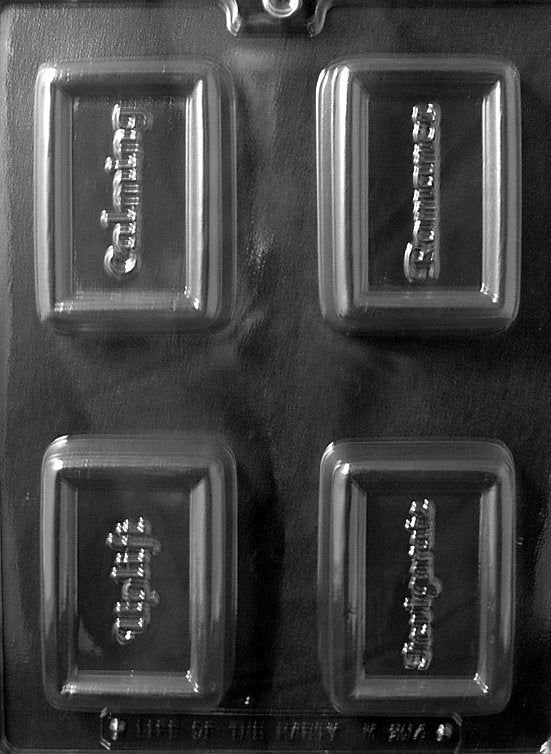 INSPIRATIONAL BARS Chocolate Candy Mold Craft Supply