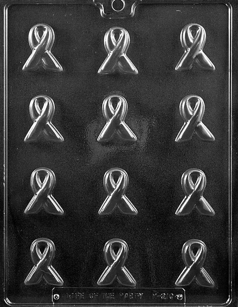 AWARENESS RIBBON Bite Size Chocolate Candy Mold Craft Supply