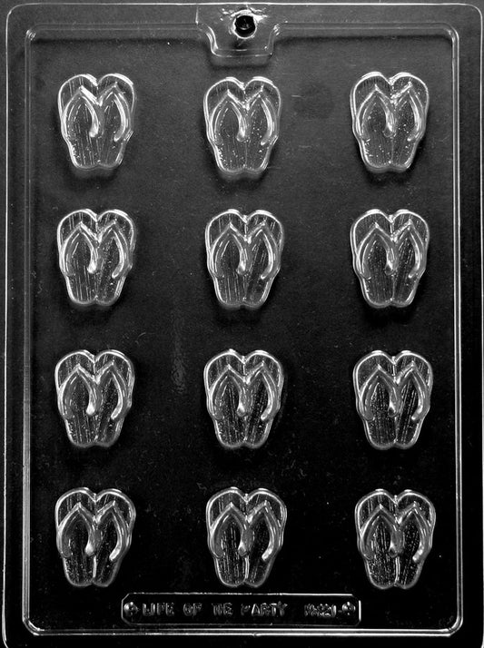 FLIP FLOPS Bite Size Chocolate Candy Mold