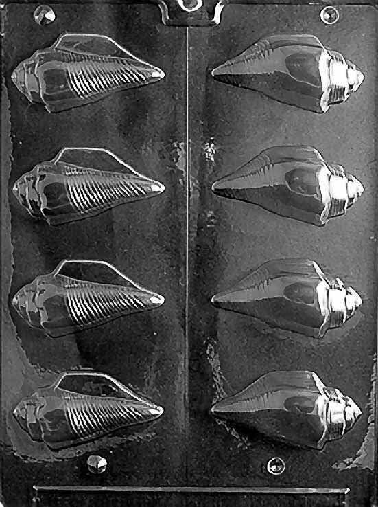 SHELLS (3D) Chocolate Candy Mold Craft Supply