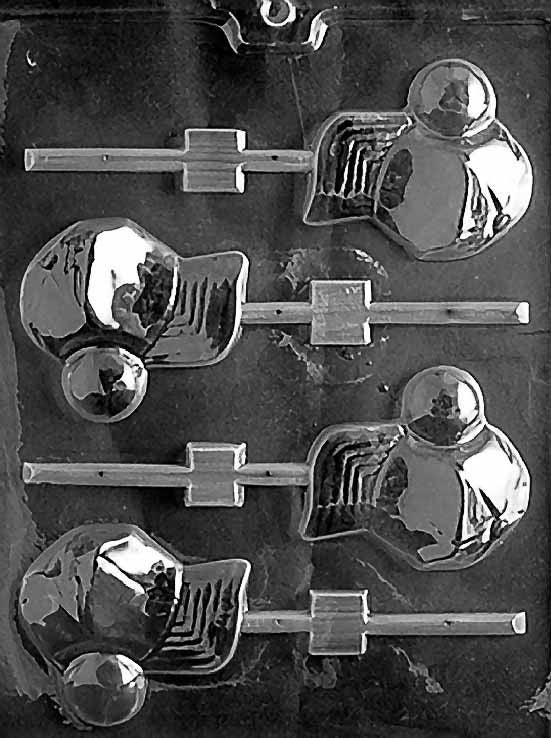 BASEBALL CAP & BALL Lolly Sucker Chocolate Candy Mold
