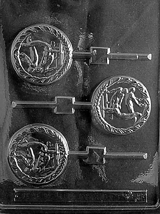 MALE GYMNAST LOLLY Sucker Chocolate Candy Mold Craft Supply