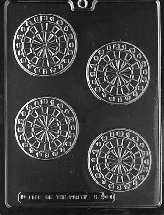 DARTBOARD Chocolate Candy Mold Craft Supply