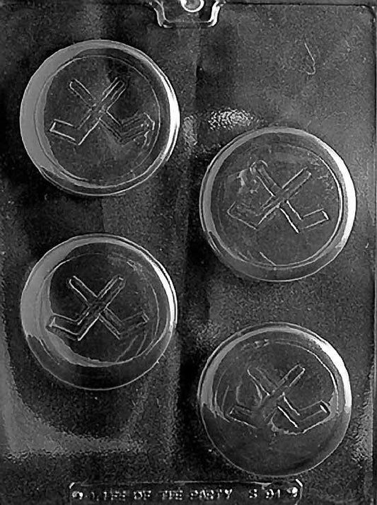 HOCKEY PUCK Chocolate Candy Mold Craft Supply