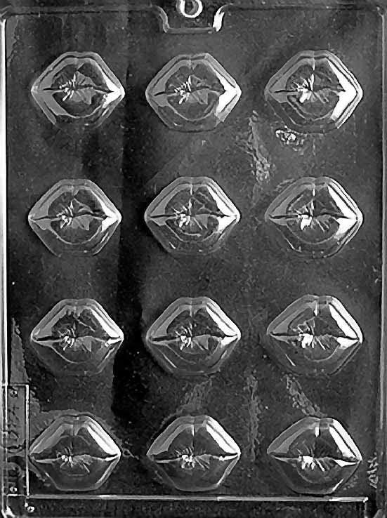 BITE SIZE Smooch Lips Valentines Chocolate Candy Mold Craft Supply